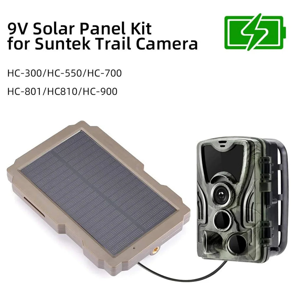Tomshoo Hunting Trail Camera Solar Panel Kit