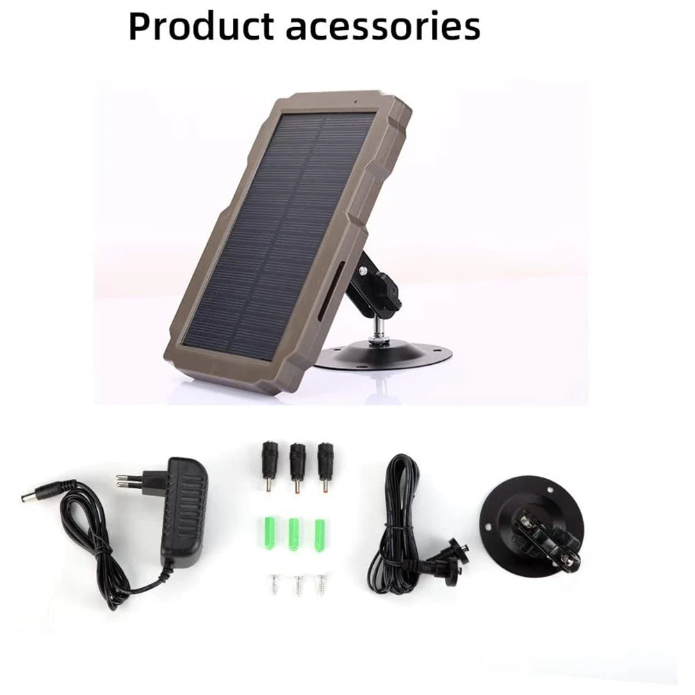 Tomshoo Hunting Trail Camera Solar Panel Kit