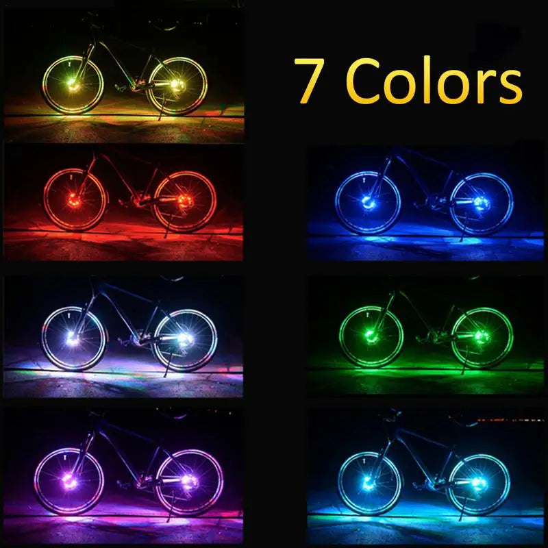 LED Rechargeable Bike Wheel Hub Lights
