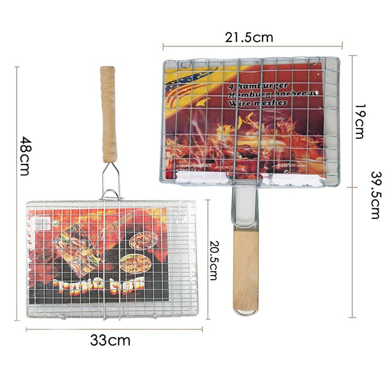 Non-Stick Grilling Basket Grill Mesh - fitnessadventuresunlimited