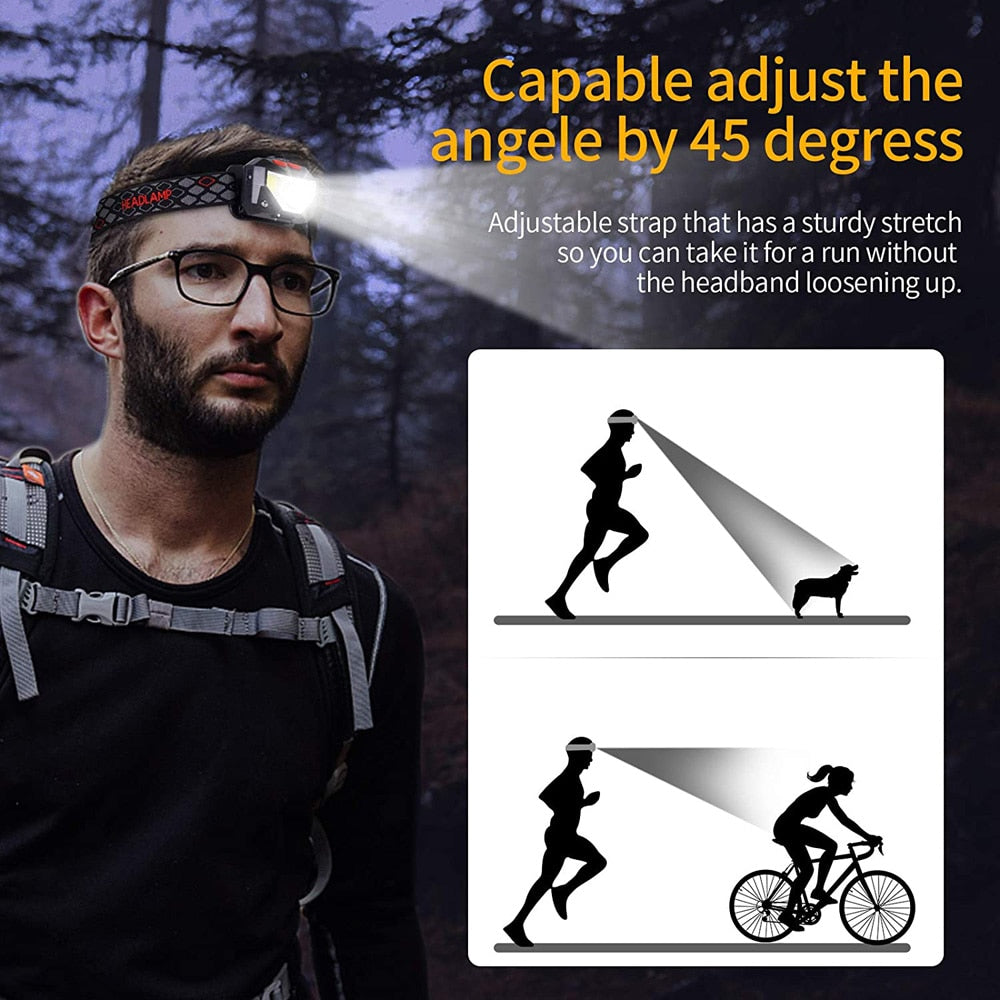 Motion Sensor Headlamp - fitnessadventuresunlimited