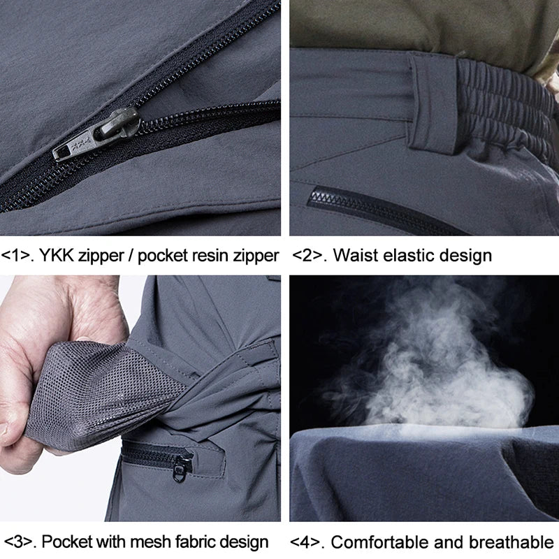 Mens Tactical Military Quick-Drying Pants