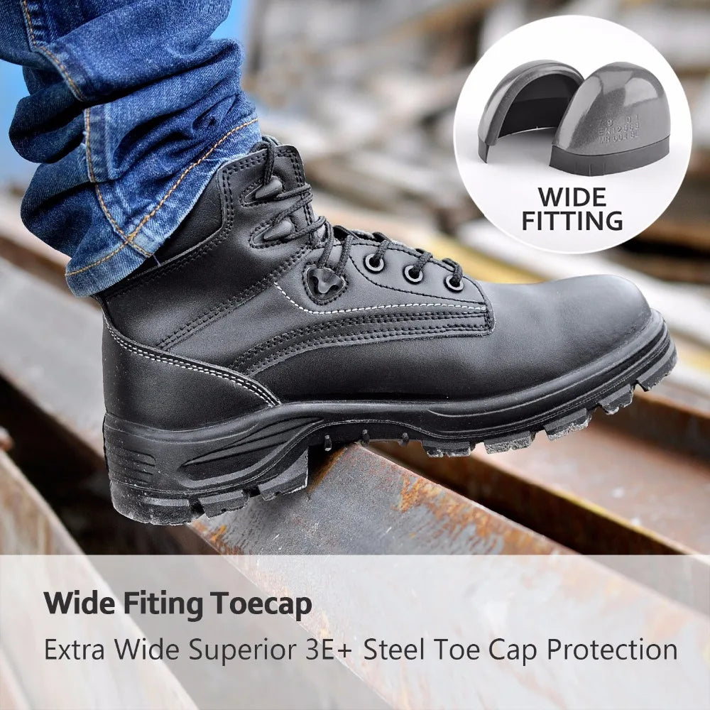 Mens Composite Toe Breathable Work Boots