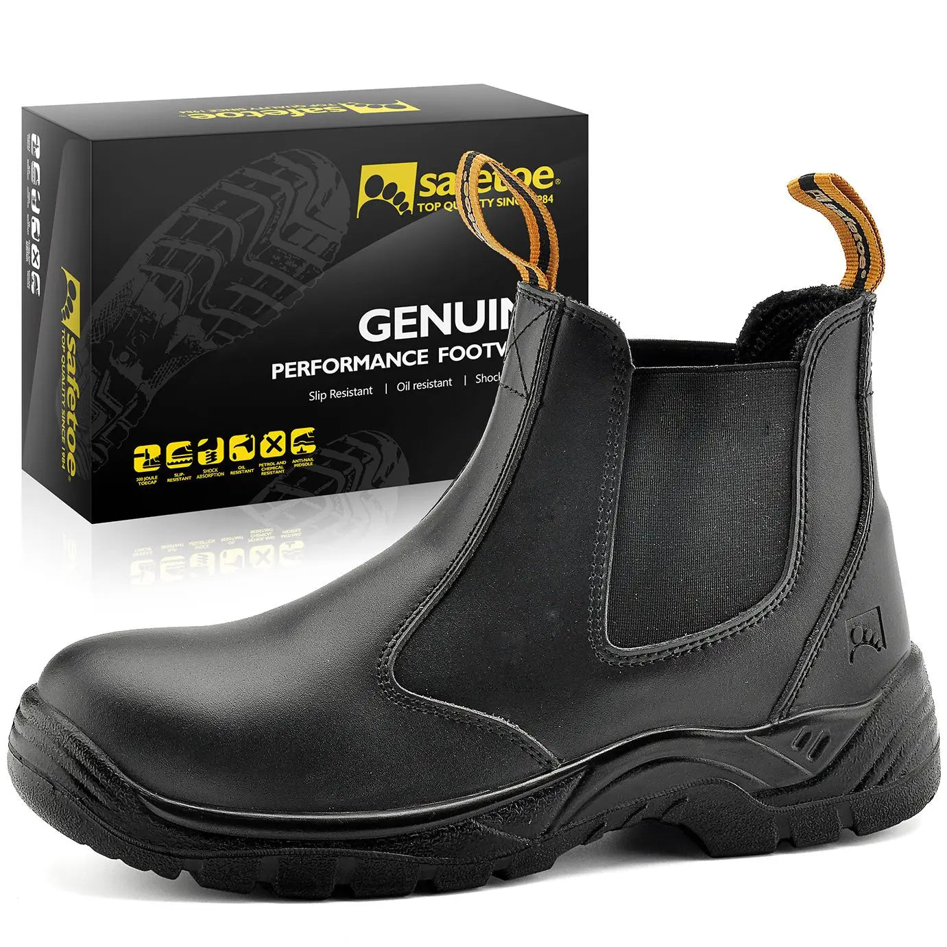 SAFETOE S3 Safety Light Weight Work Boots With Steel Toe Cap