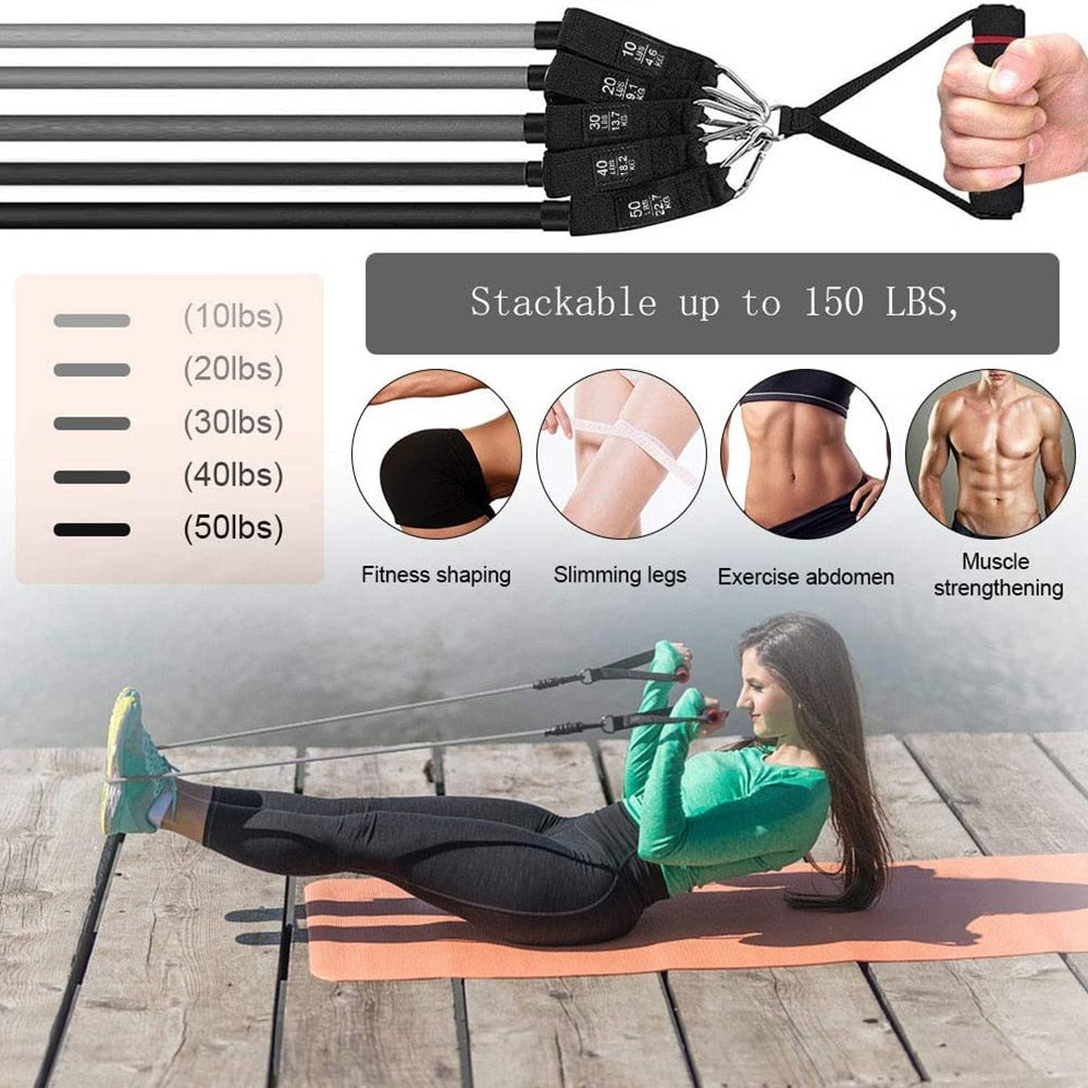 Strength Resistance Loop Bands for Legs and Butt Pilates - fitnessadventuresunlimited