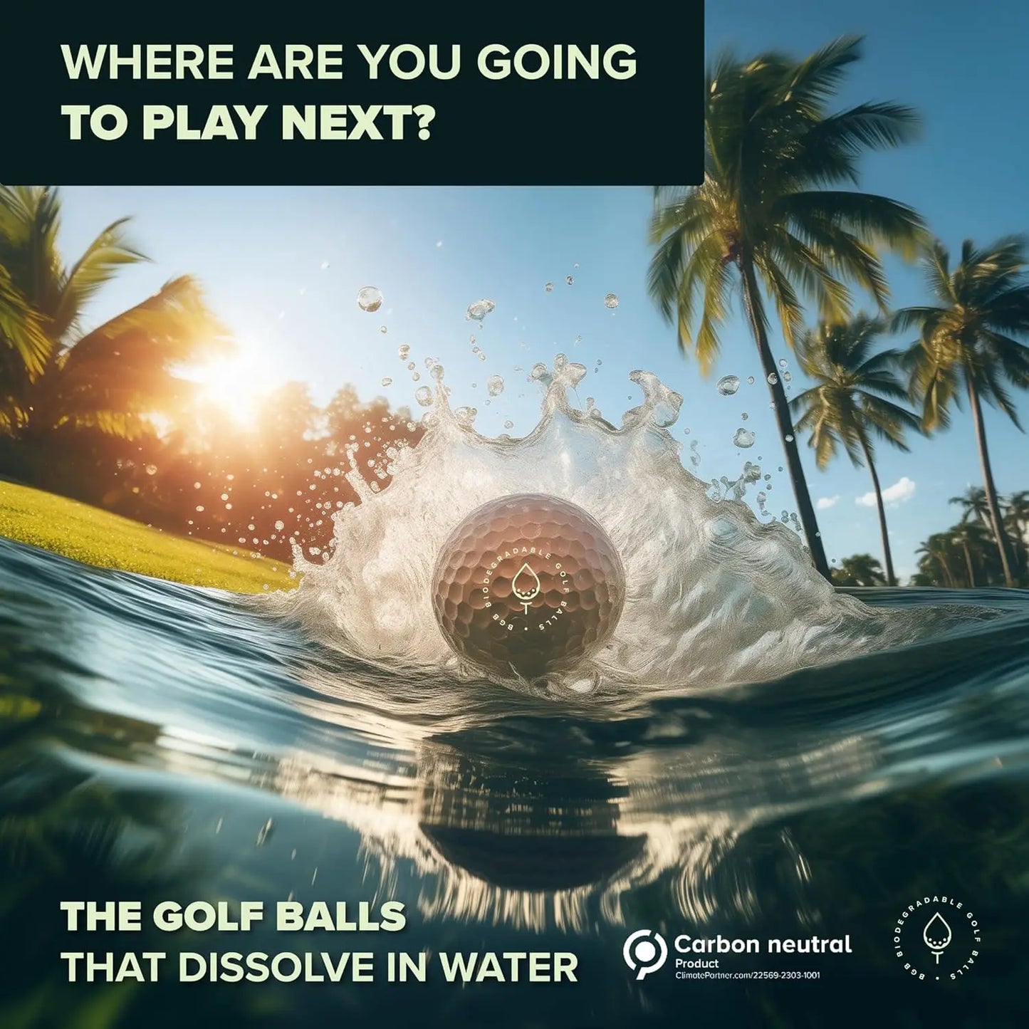 Dissolvable Golf Balls, Eco Friendly Golf Ball