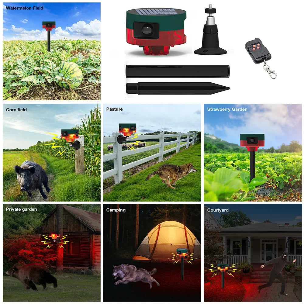 Solar Infrared Motion Sensor Alarm