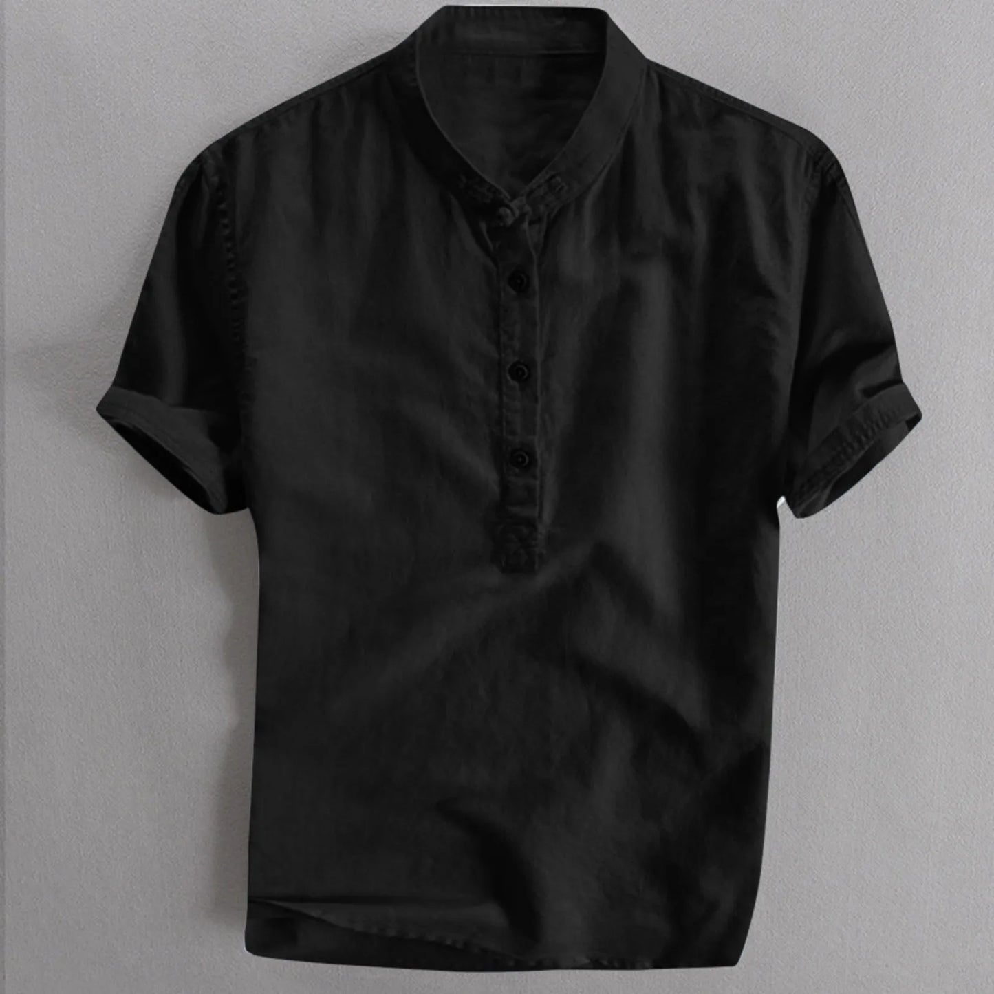 Men's Casual Cotton Linen Shirt