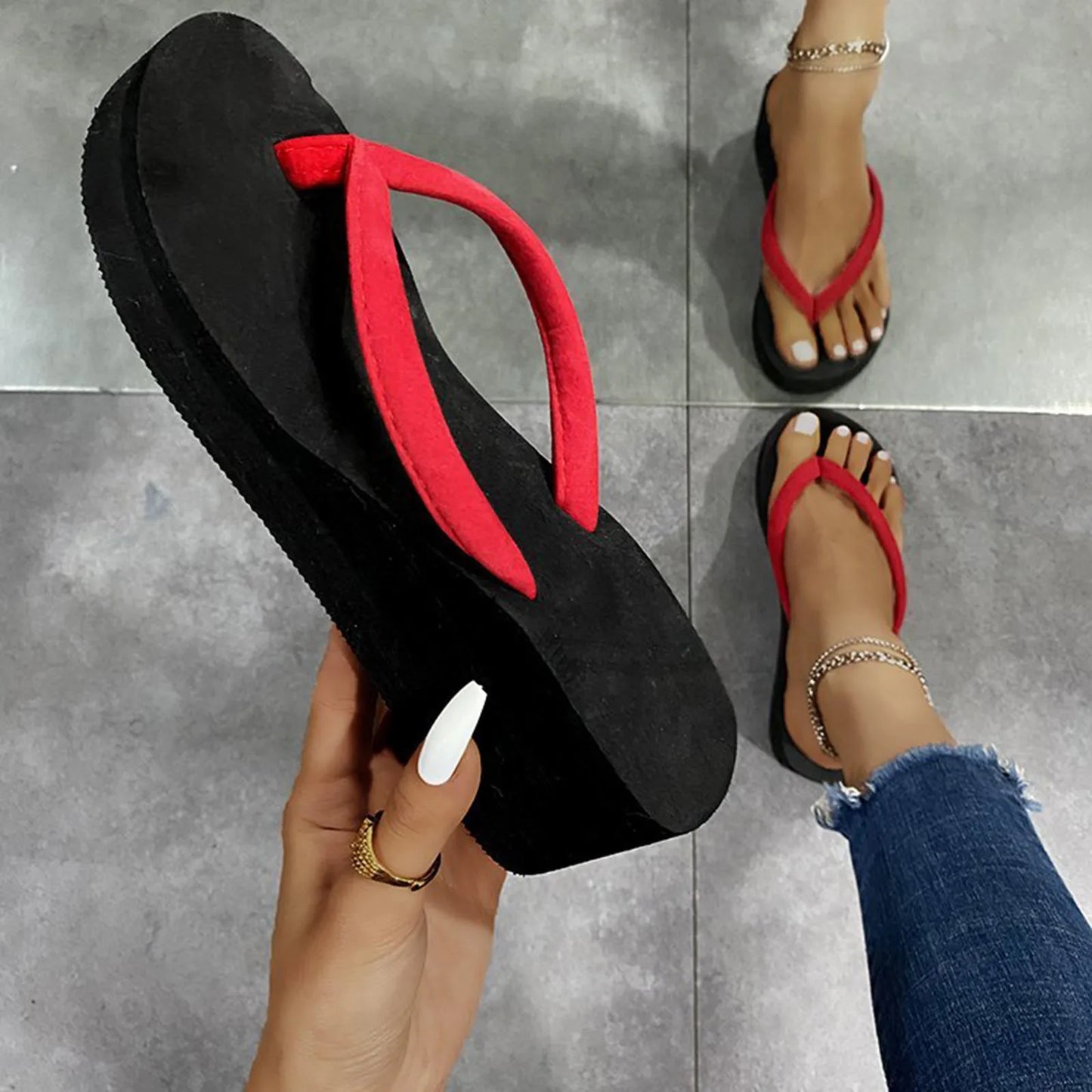 Ladies Platform Sandals