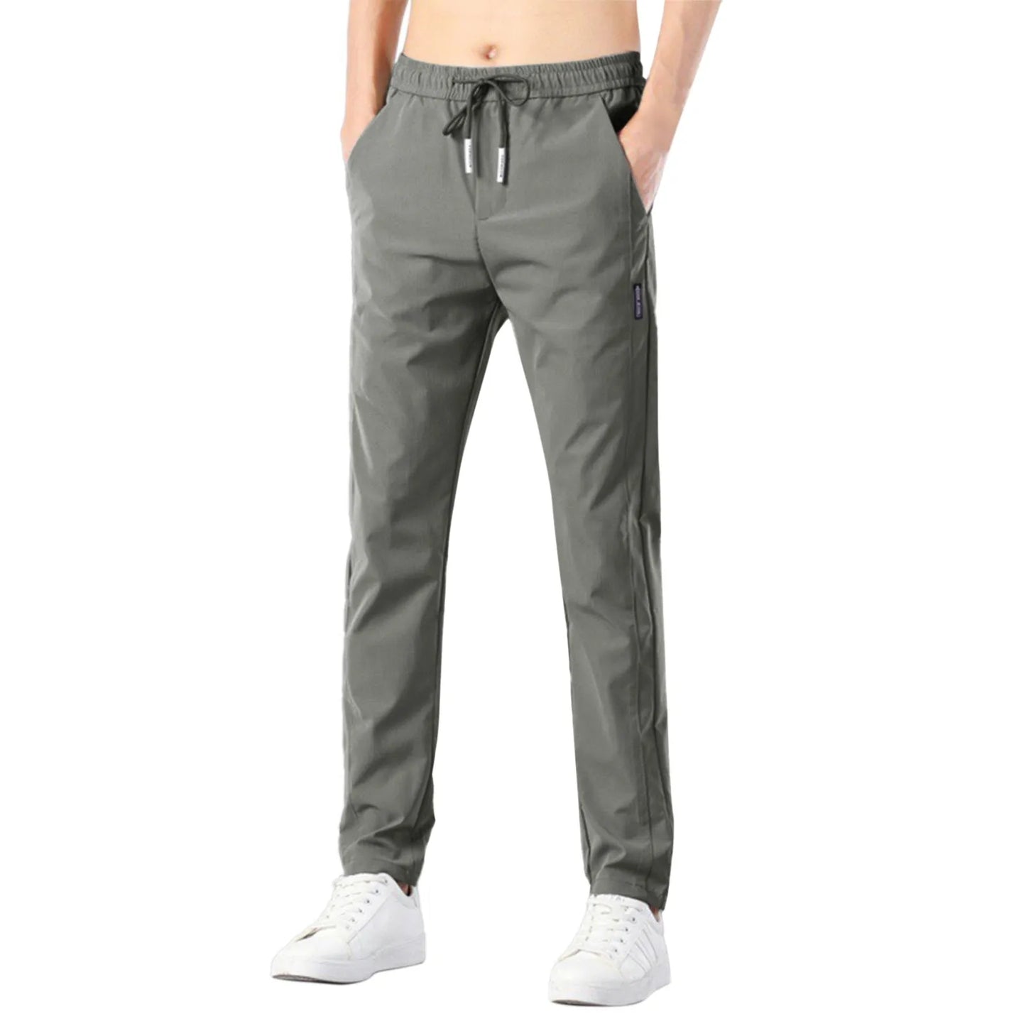 Mens Drawstring Fast Dry Stretch Sweatpants