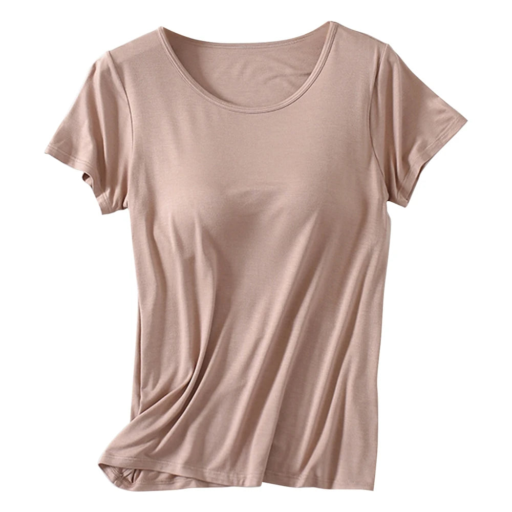 Women's Solid Color Short Sleeve