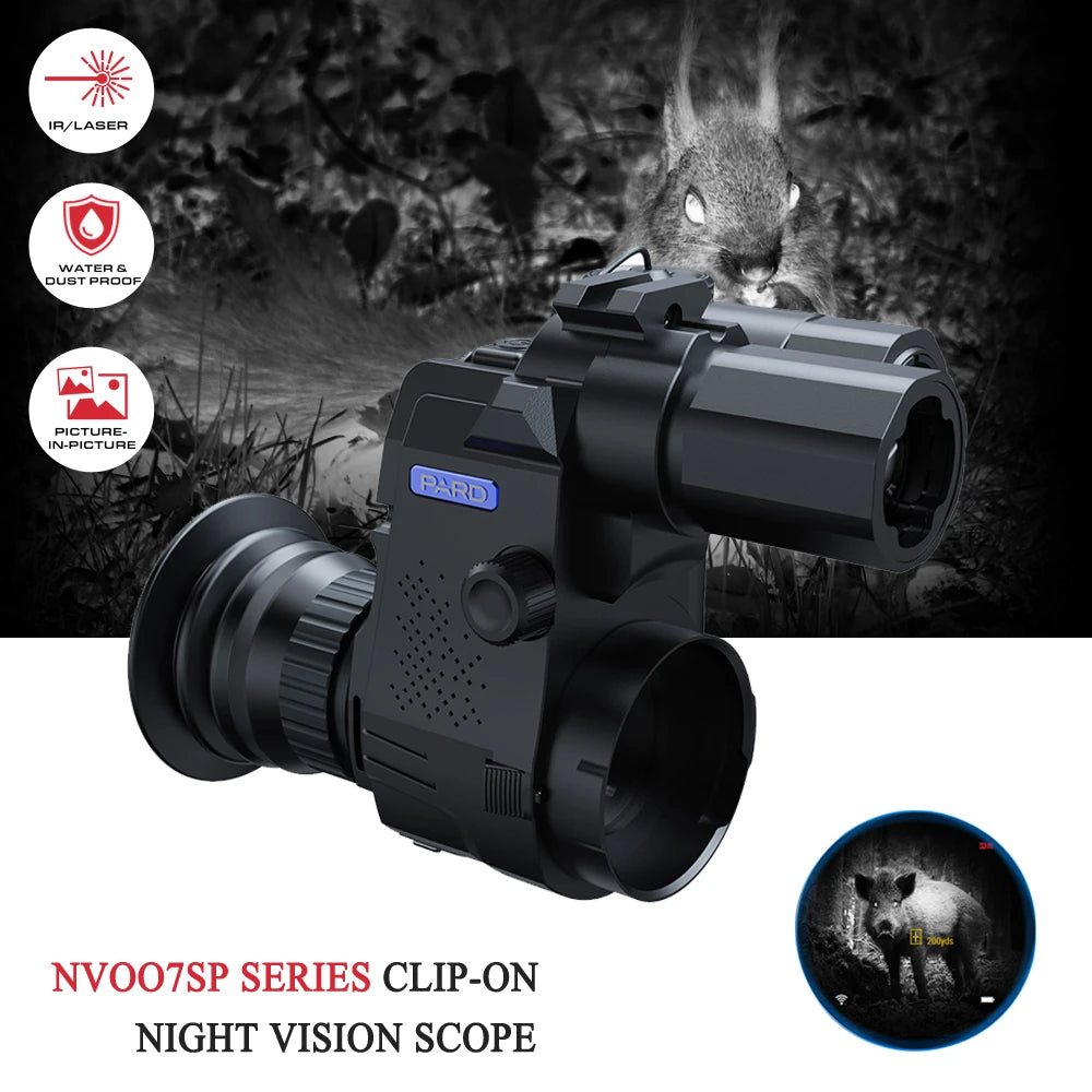 PARD NV007SP-LRF Clip On Night Vision Scope Attachment