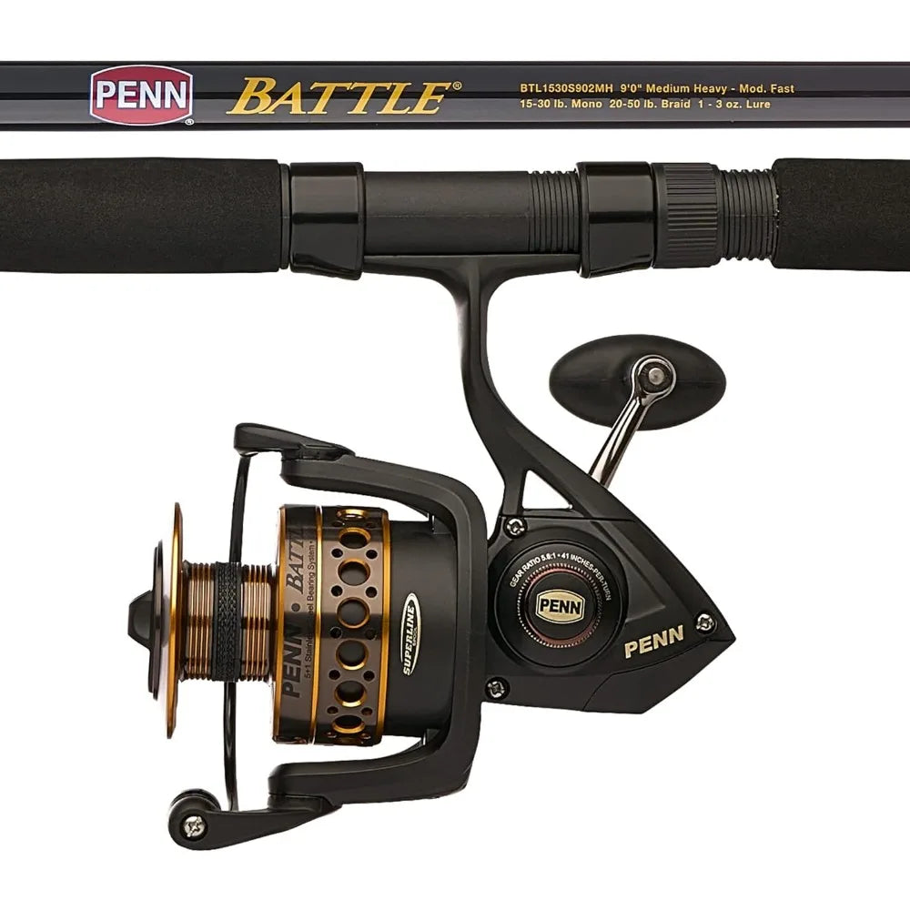 Penn Battle Spinning Reel and Fishing Rod Combo