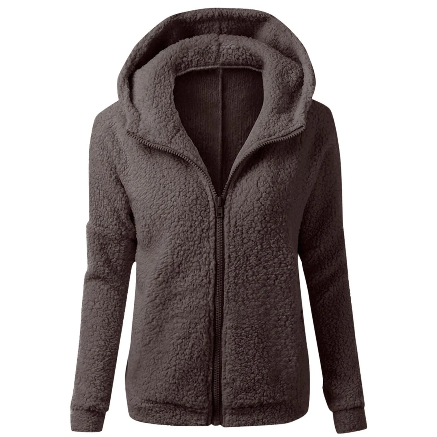 Women Cotton Hooded Wool Warm Winter Coat