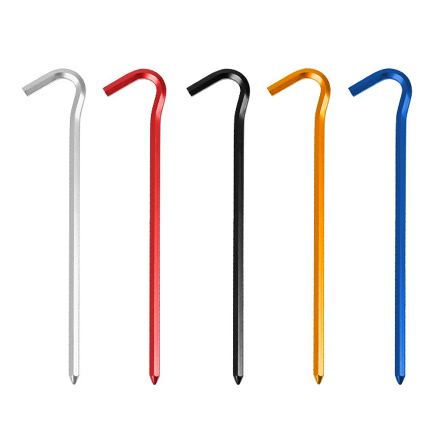 10pcs/lot 18cm Aluminium Alloy Tent Pegs