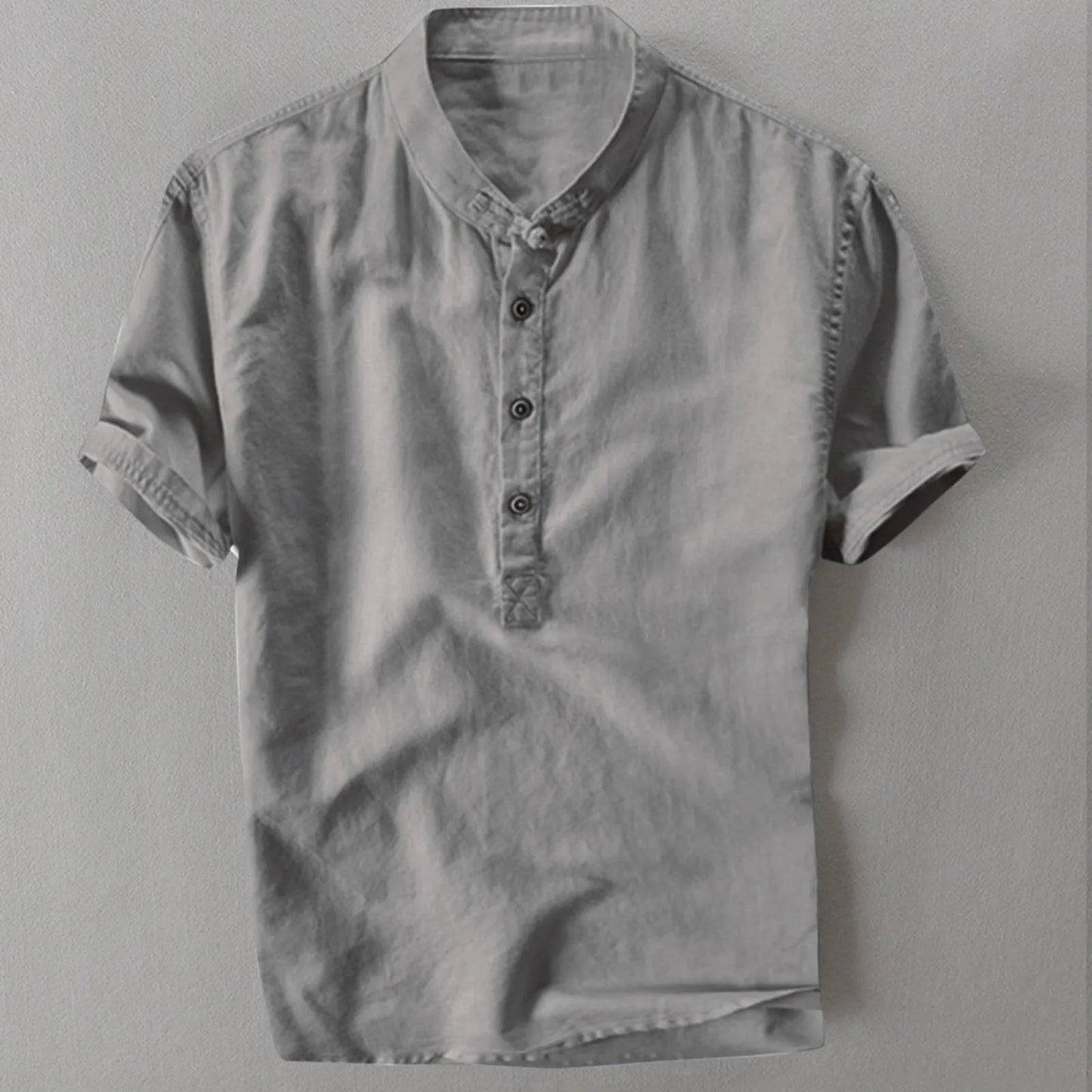 Men's Casual Cotton Linen Shirt