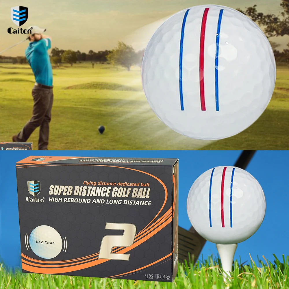 Caiton Golf Super Long -Distance Double -Layer Ball