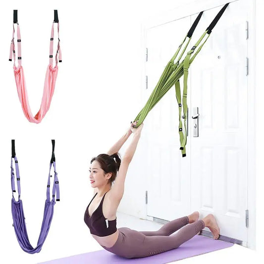 Adjustable Aerial Elastic Door Hanging Yoga Belts