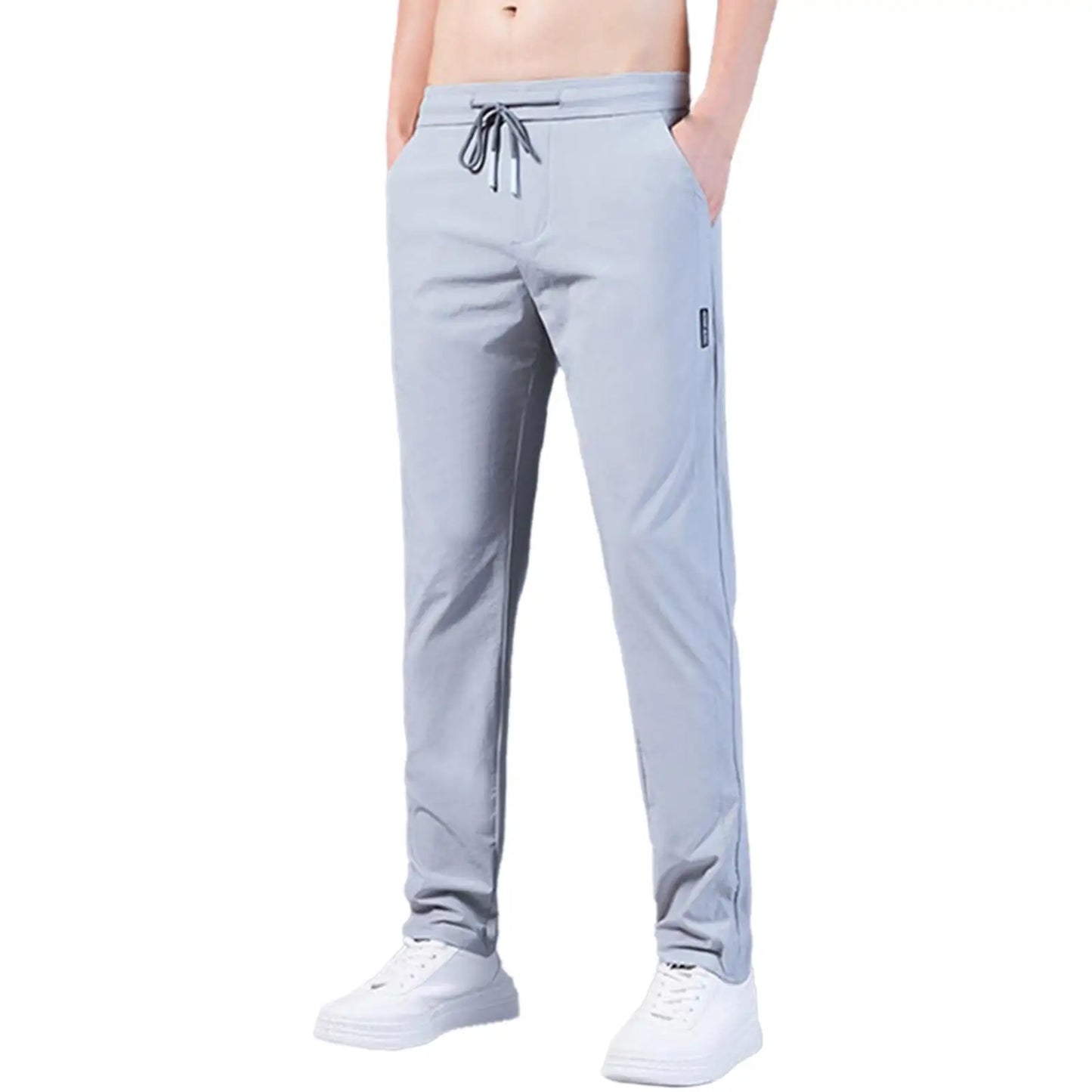 Mens Drawstring Fast Dry Stretch Sweatpants