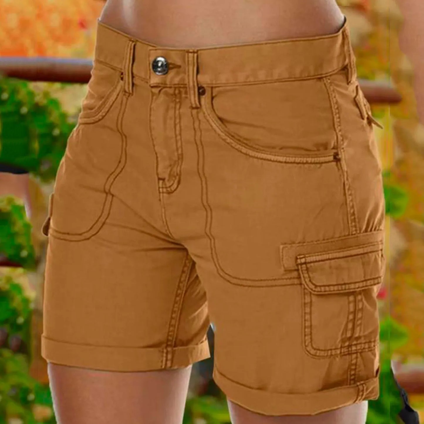 Summer Solid Beach Shorts