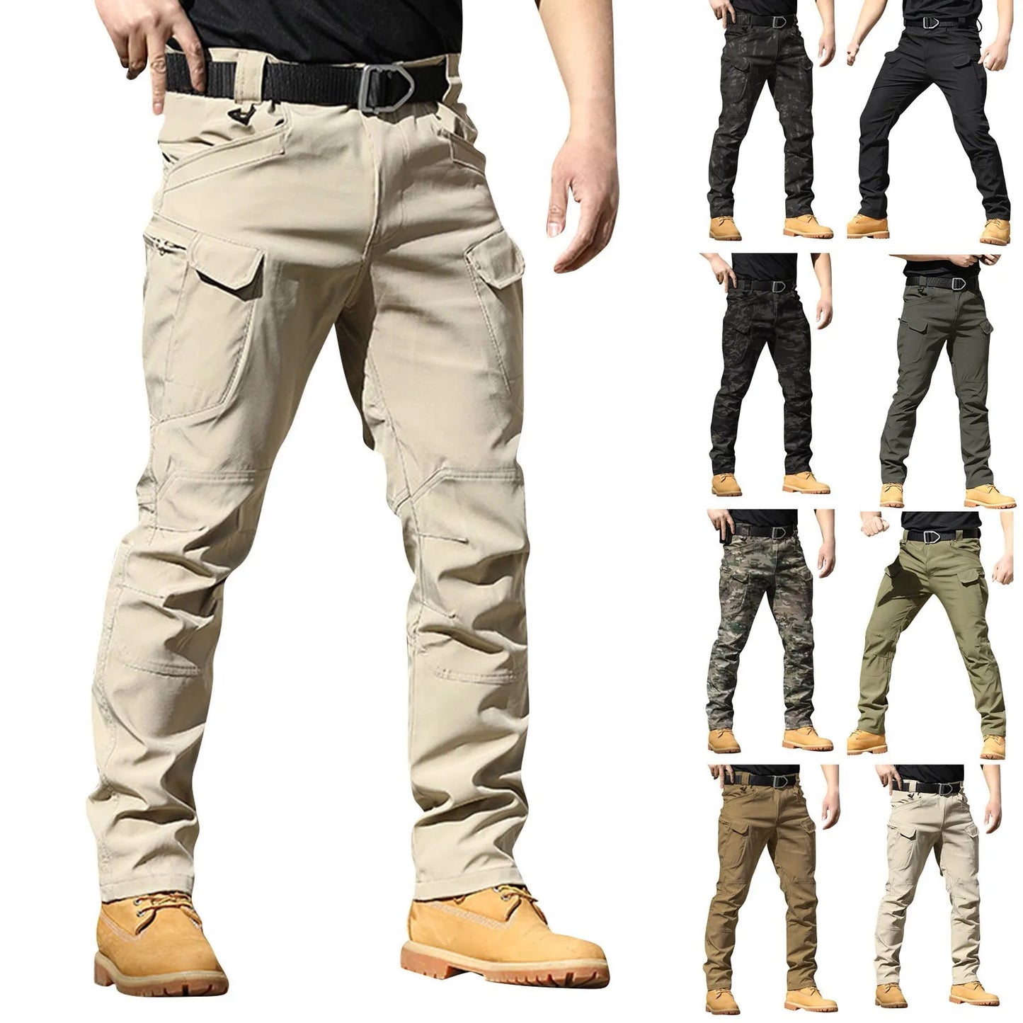 Men Multi Pocket Cargo Pants