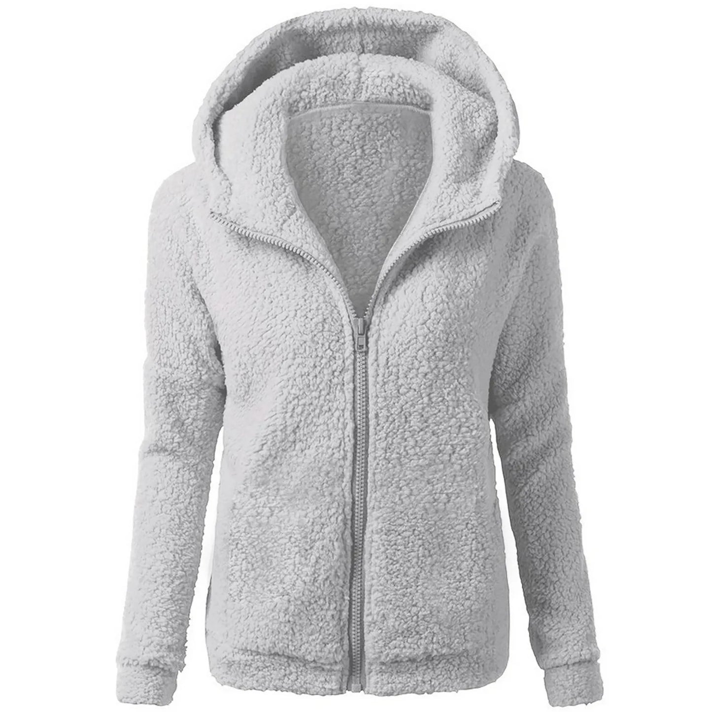 Women Cotton Hooded Wool Warm Winter Coat