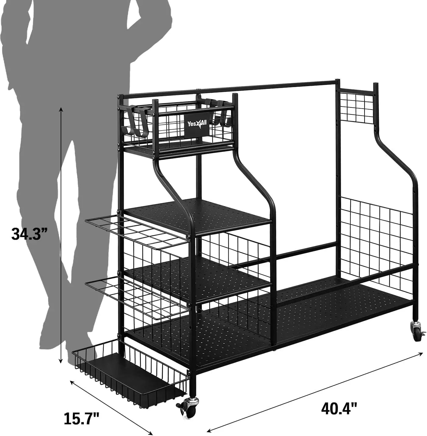 Golf Bags Storage Garage Organizer