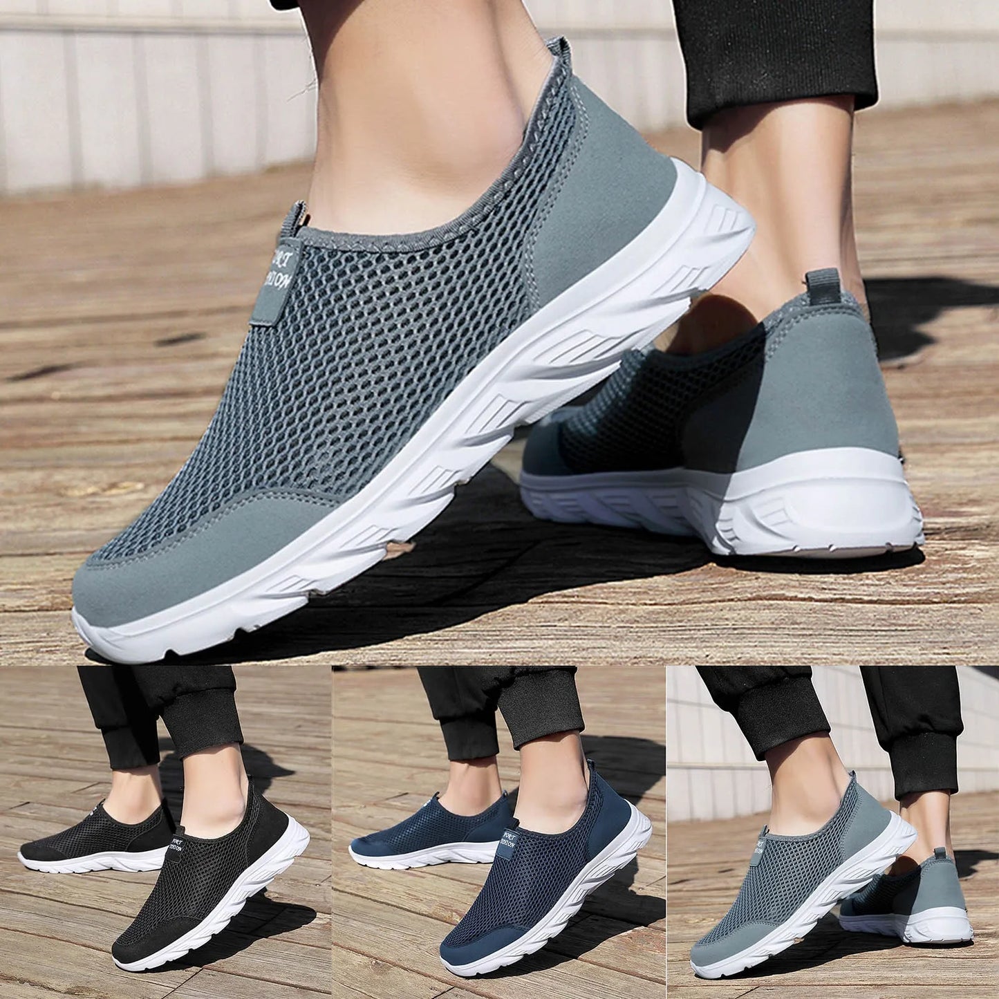 Men Lightweight Breathable Sneakers