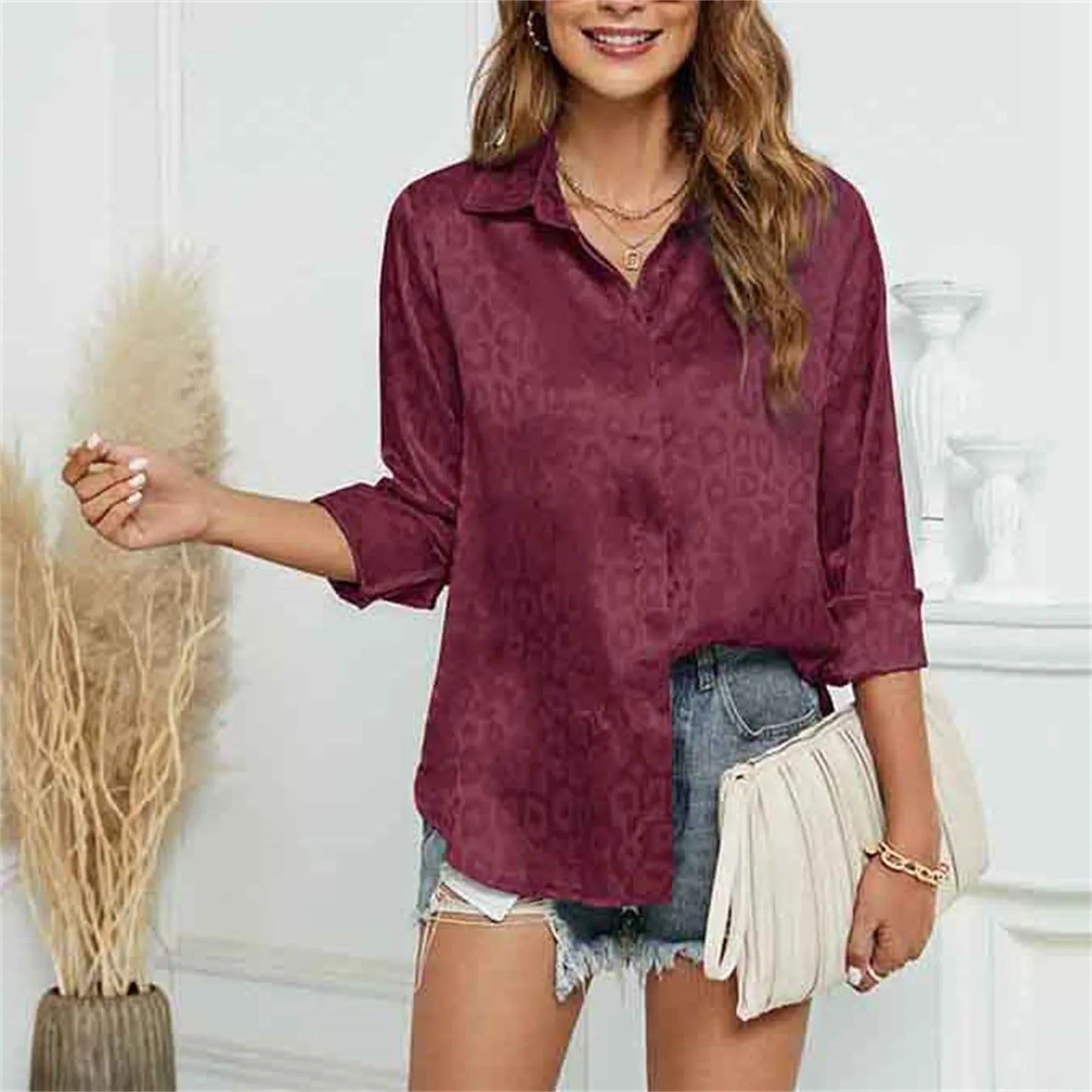 Women Elegant Loose Shirt