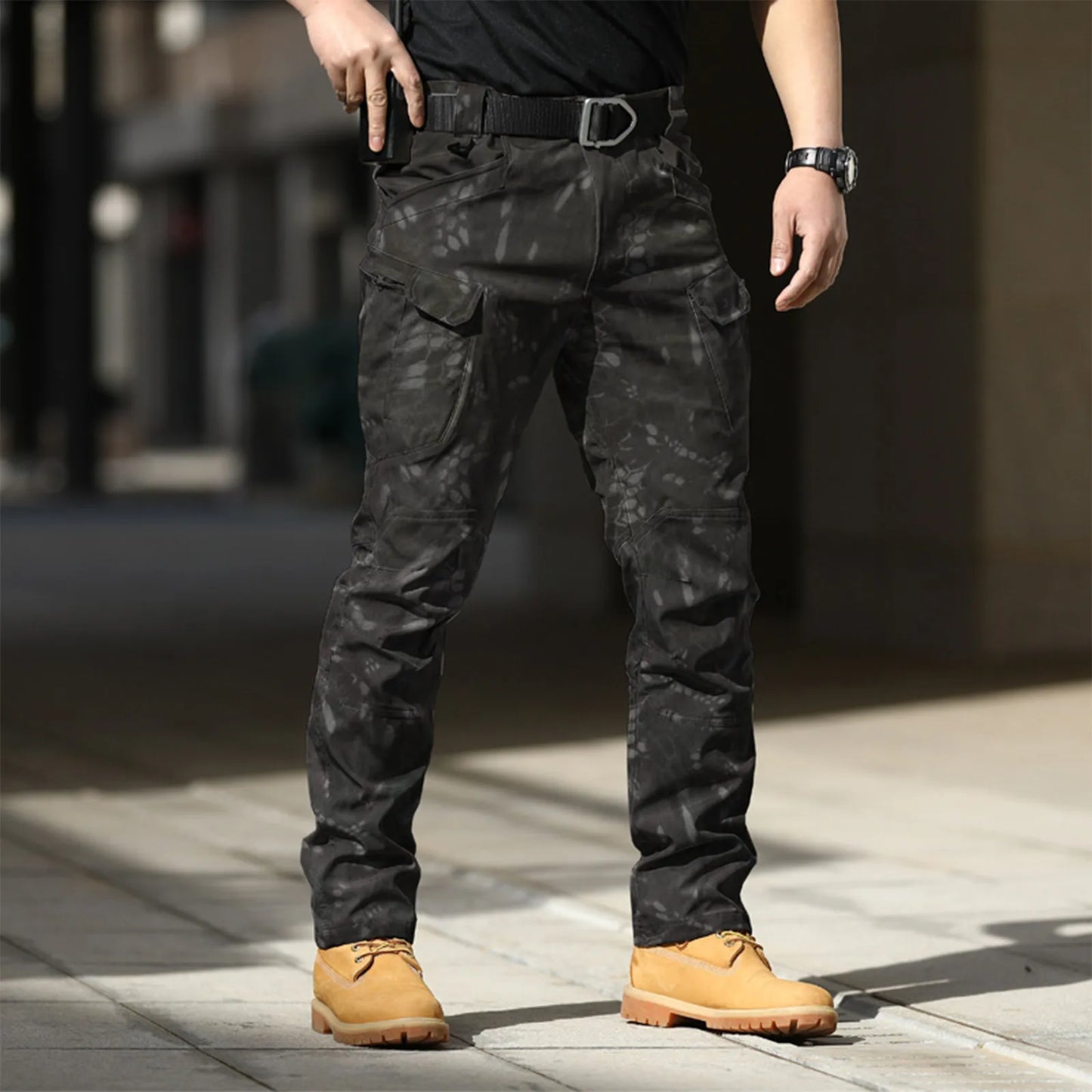 Men Multi Pocket Cargo Pants