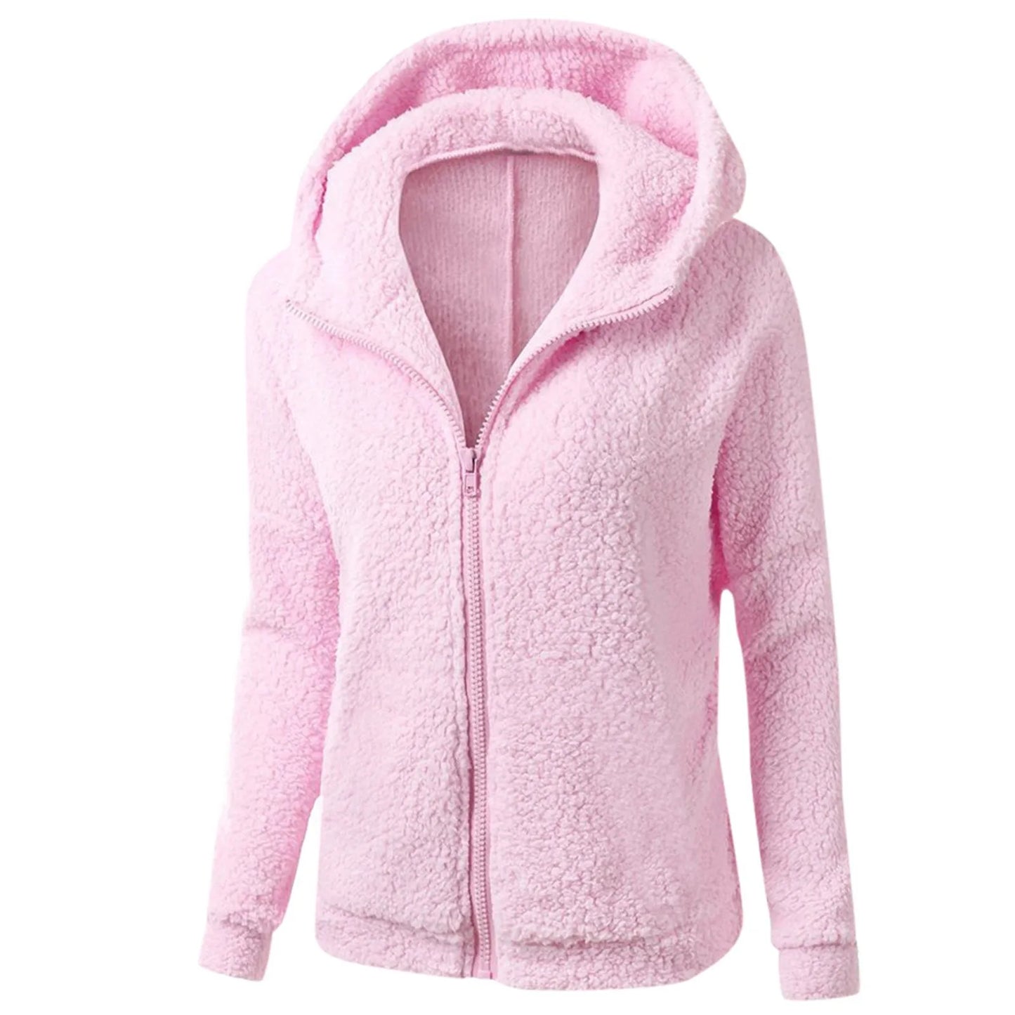 Women Cotton Hooded Wool Warm Winter Coat