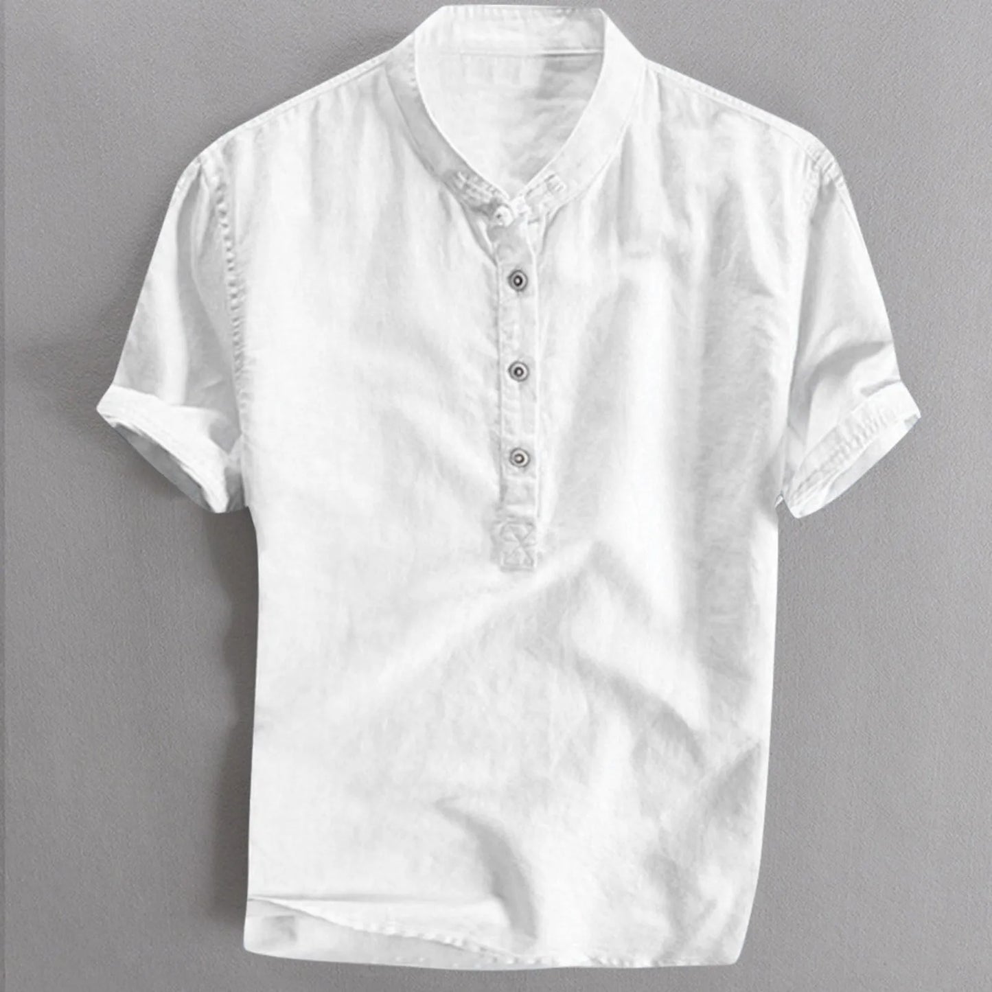 Men's Casual Cotton Linen Shirt