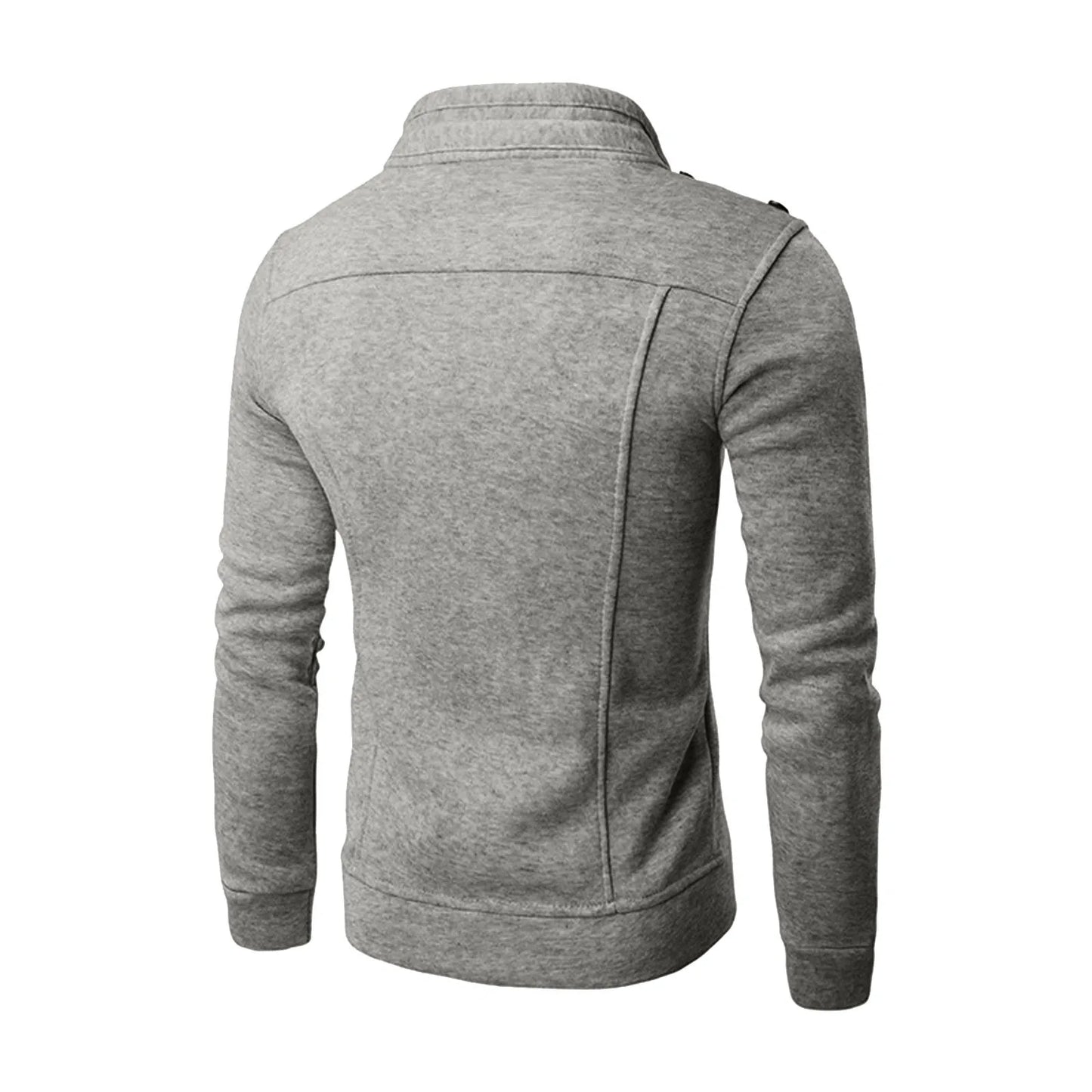 Men's Retro Zip Casual Jackets with Stand Collar