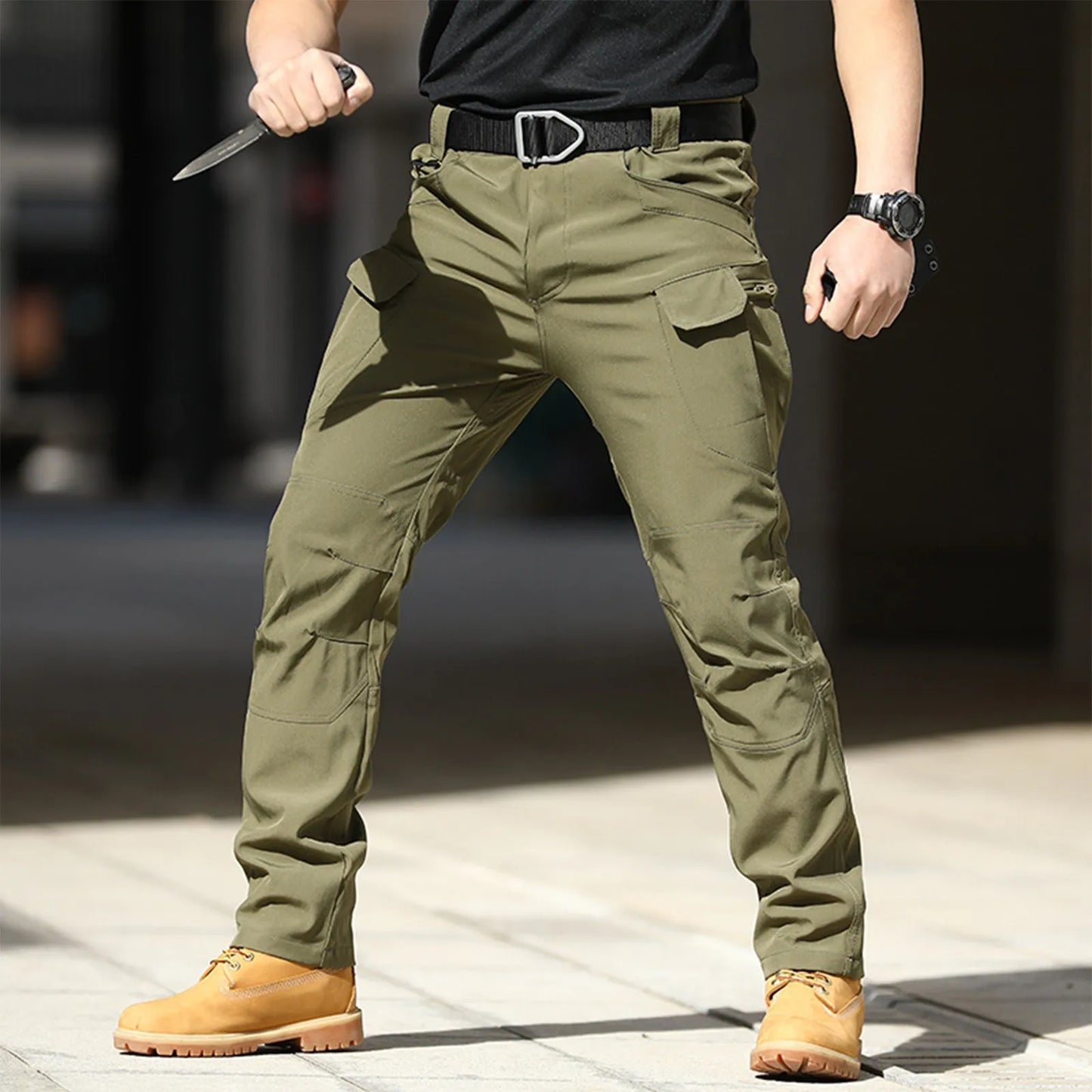 Men Multi Pocket Cargo Pants