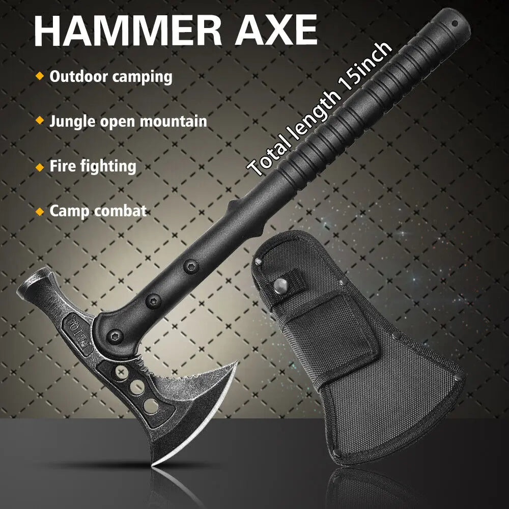 2 in 1 Tactical Axe Tomahawk