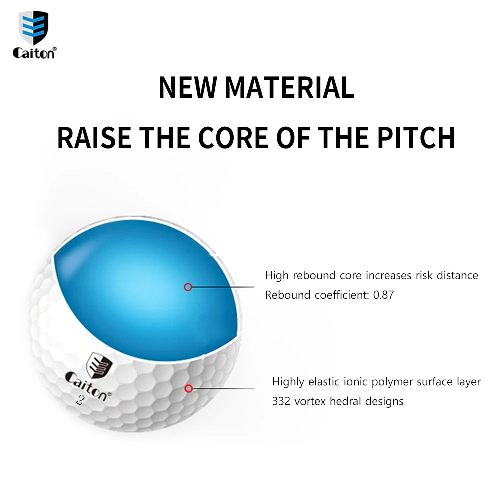 Caiton Golf Super Long -Distance Double -Layer Ball