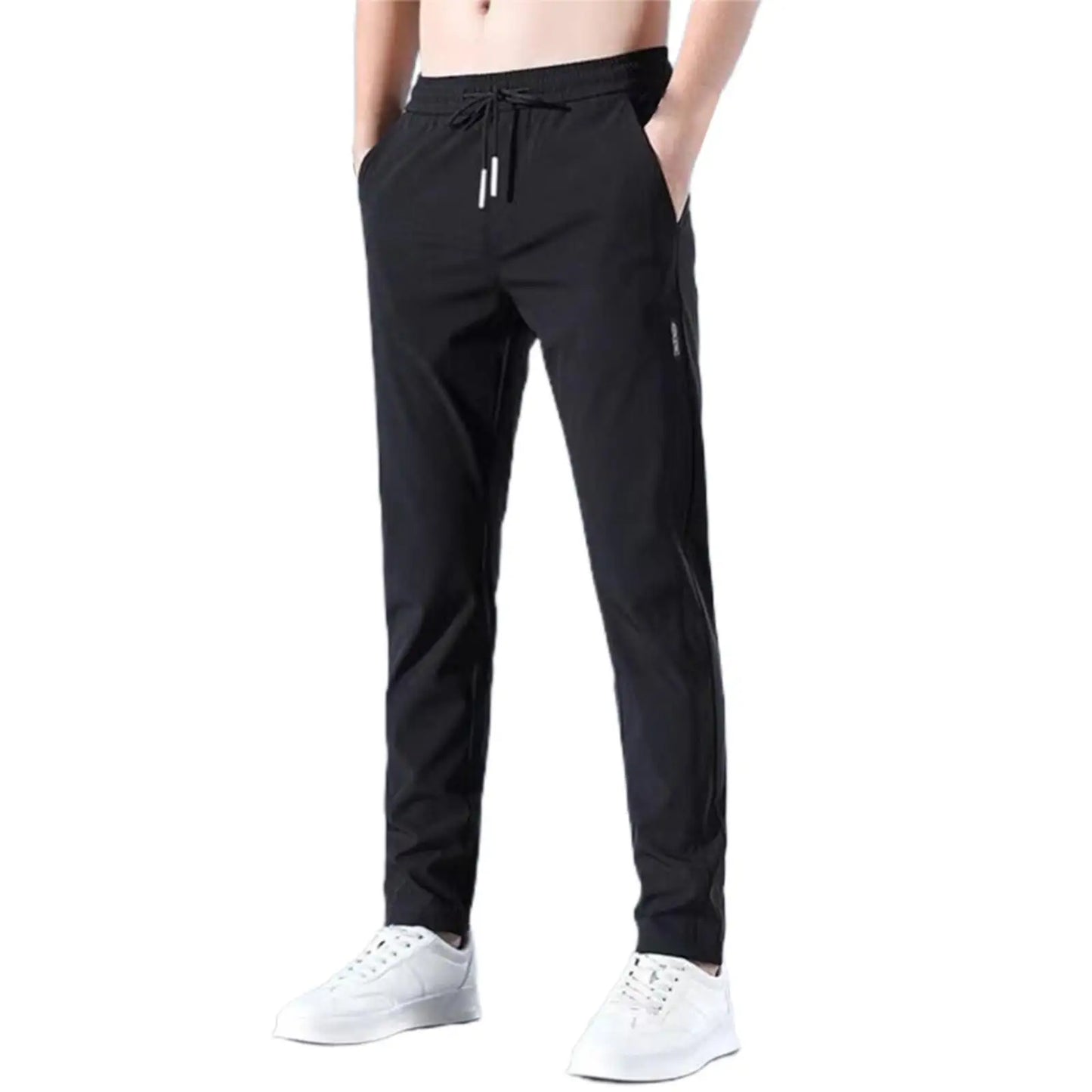 Mens Drawstring Fast Dry Stretch Sweatpants