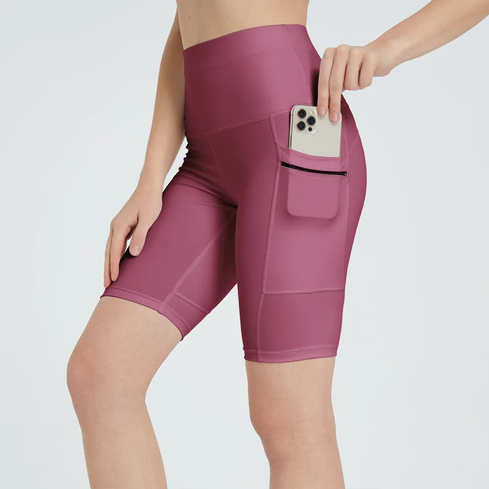 High Waist Quick Drying Biker Shorts