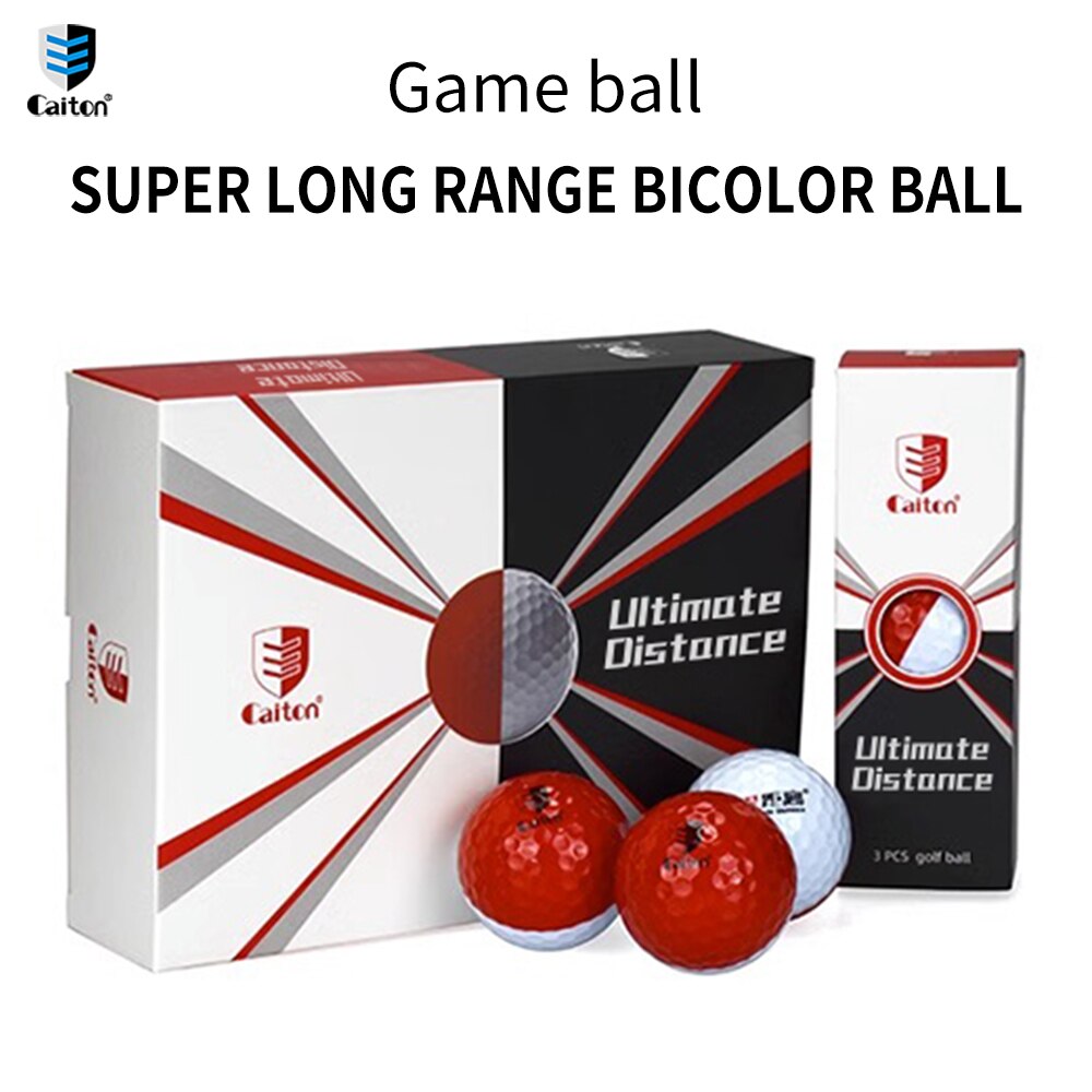 Triple Layer Golf Balls, High Bounce Soft Core, Easy To Hit Long Distance