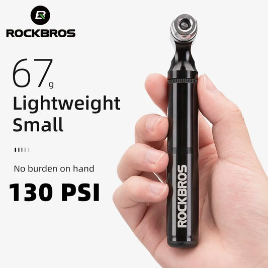 ROCKBROS Bicycle Pump130PSI  Air Pump Portable