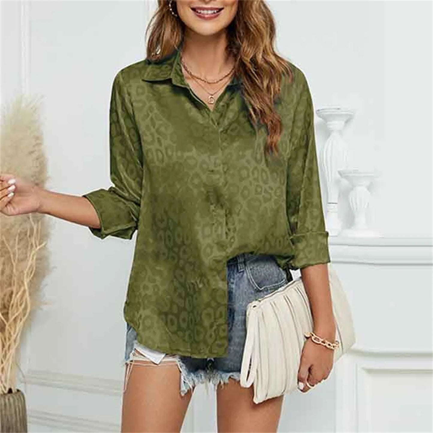 Women Elegant Loose Shirt