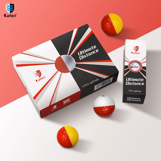 Triple Layer Golf Balls, High Bounce Soft Core, Easy To Hit Long Distance